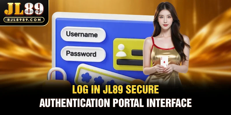 Log In JL89 Secure Authentication Portal Interface 